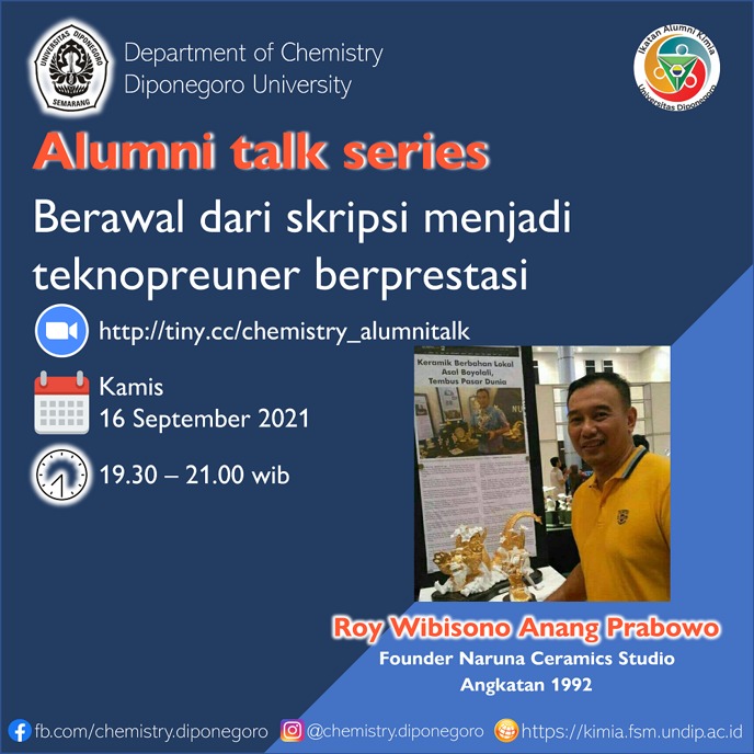 Alumni Talk Series #1 “Started from a Thesis Bachelor to Become an Outstanding Technopreneurship”