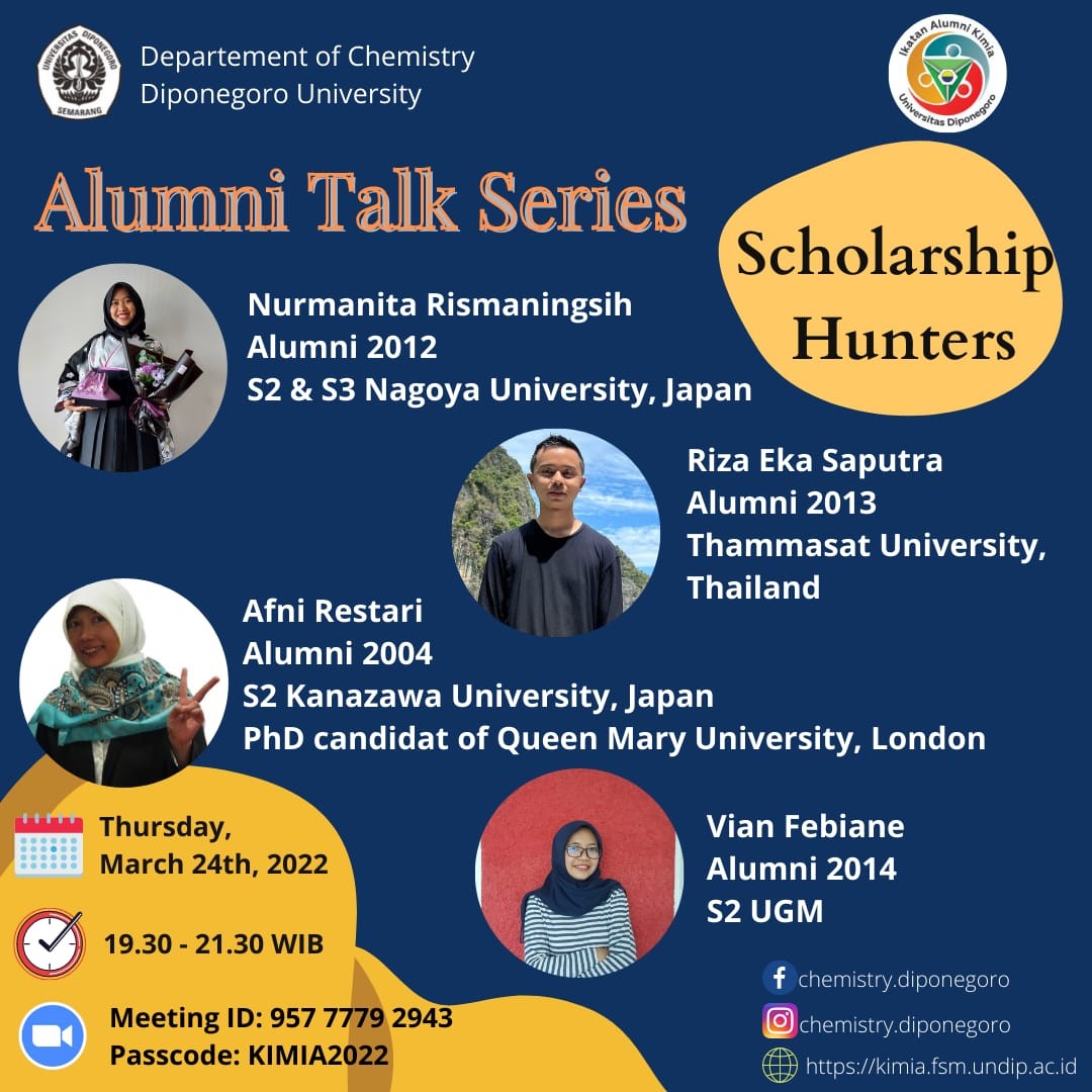 Alumni Talk Series “Scholarship Hunters”