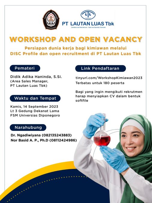 Workshop and Open Vacancy