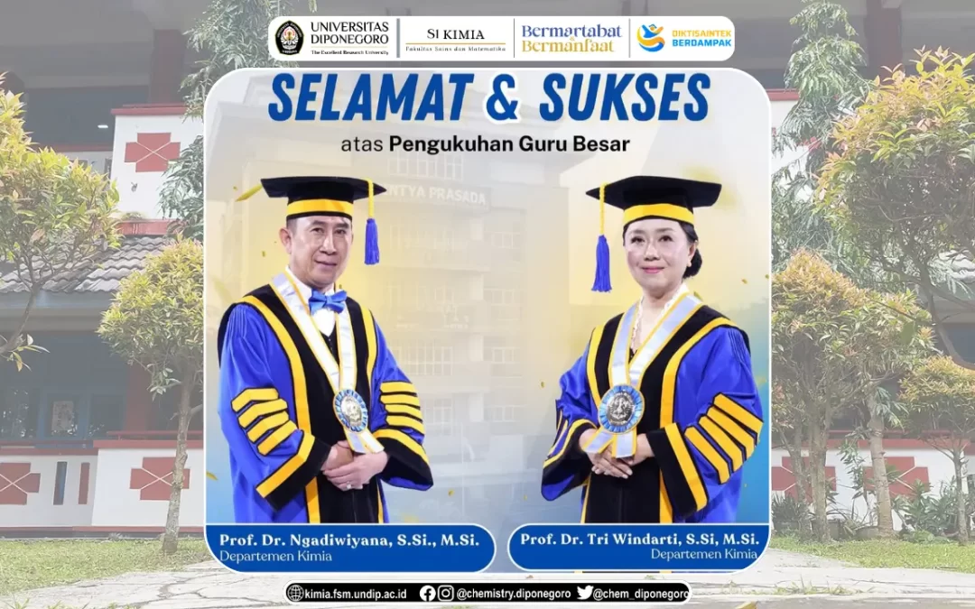 Pengukuhan Guru Besar Departemen Kimia Universitas Diponegoro