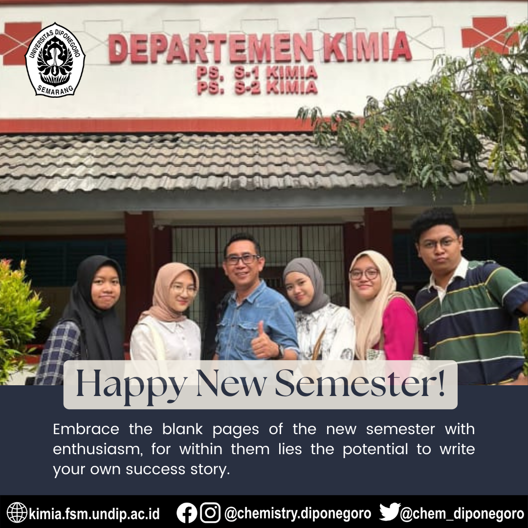 Welcoming the New Semester with Enthusiasm at Department of Chemistry Diponegoro University