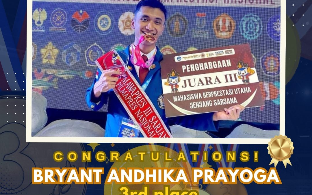 Bryant Andika Prayoga: Bintang Muda di Ajang Pemilihan Mahasiswa Berprestasi Nasional 2024