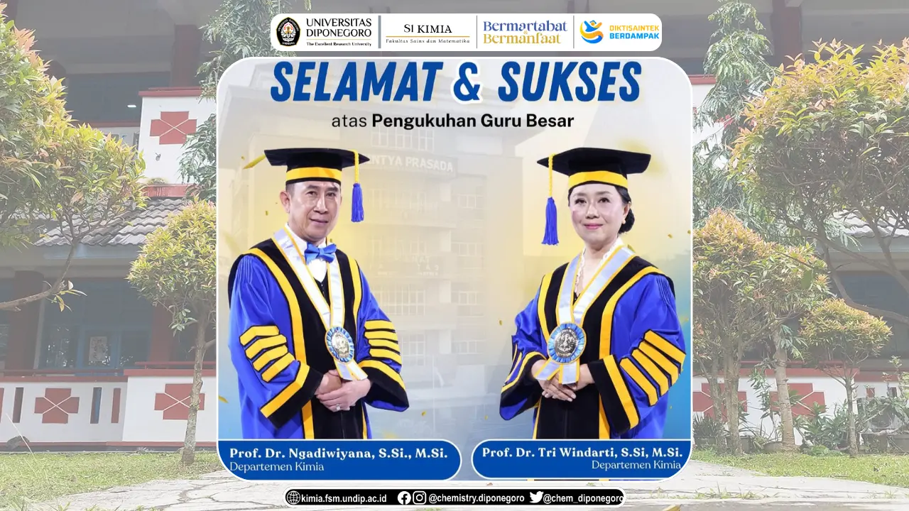 Inauguration of Chemistry Professors, Universitas Diponegoro - Kimia Undip
